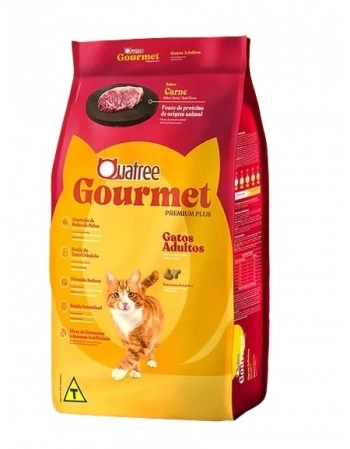 QUATREE GOURMET GATOS ADULTOS CARNE SC 20KG