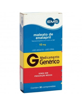 MAL ENALAPRIL 10MG C/30 COMP