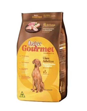 QUATREE GOURMET ADULTOS RMG SEM CORANTES SC 20KG PBR