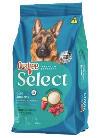 QUATREE SELECT ADULTOS RMG CARNE SC 15KG