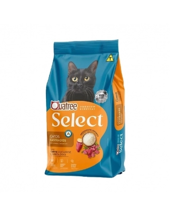 QUATREE SELECT GATOS CASTRADOS CARNE SC 10.1KG