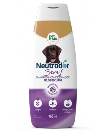 SHAMPOO 3EM1 PELOS ESCUROS NEUTRODOR 8X700ML