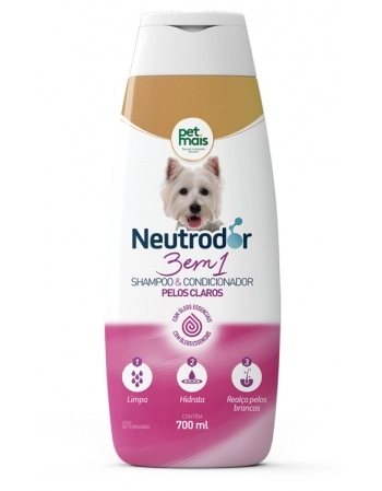 SHAMPOO 3EM1 PELOS CLAROS NEUTRODOR 8X700ML