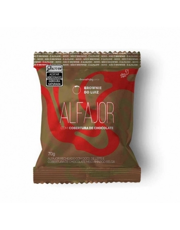 ALFAJOR BRONWNIE DO LUIZ BDL 70GX12