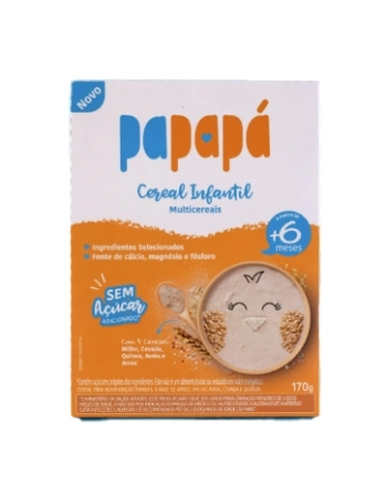 CEREAL INFANTIL PAPAPA MULTICEREAIS 12X170G