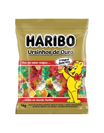 BALA DE GELATINA URSINHOS DE OURO 12X12X14G