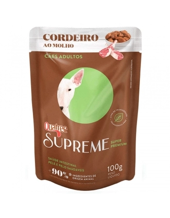 QUATREE SUPREME SACHÊS CÃES ADULTOS CORDEIRO 18X100G