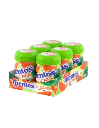 MENTOS GARRAFA PURE FRESH MELANCIA 56G DP 6 UNID