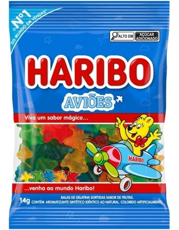 BALA DE GELATINA AVIÕES 12X12X14G