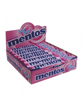 MENTOS STICK TUTTI-FRUTTI 37,5G DP 16 UND