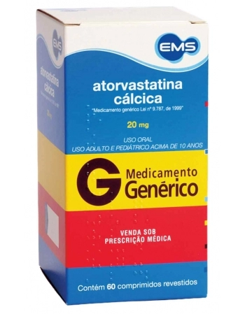 ATORVASTATINA 20MG C/60 COMP