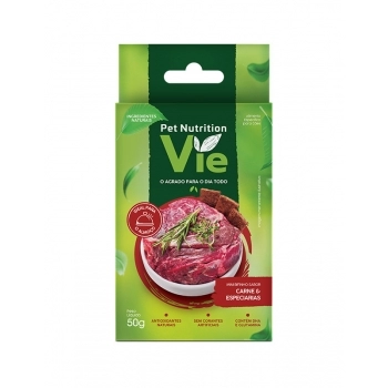 PET NUTRITION VIE CARNES E ESPECIARIAS 20X4DPX50G
