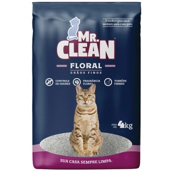 GRANULADO SANITARIO MR CLEAN FLORAL 6X4KG