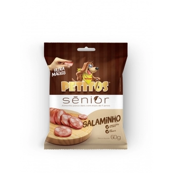 SALAMINHO SÊNIOR PETITOS 60X60G