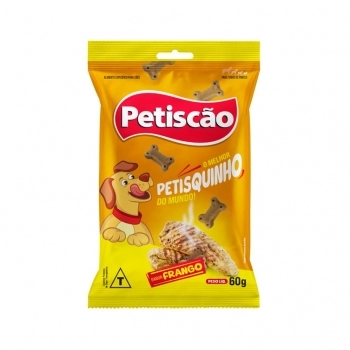 PETISQUINHO MASTIGAVEL FRANGO PETISCAO 24X60G