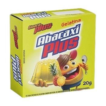 GELATINA EM PO ABACAXI GUARAPLUS 36X20G