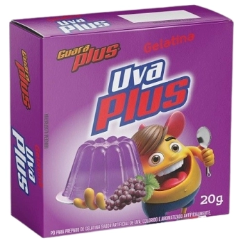 GELATINA EM PO UVA GUARA PLUS 36X20G