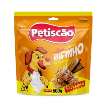 TABLETE BIFINHO MASTIGAVEL FRANGO PETISCAO 10X500G