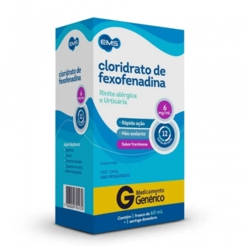CLOR FEXOFENADINA 6MG C/60 ML