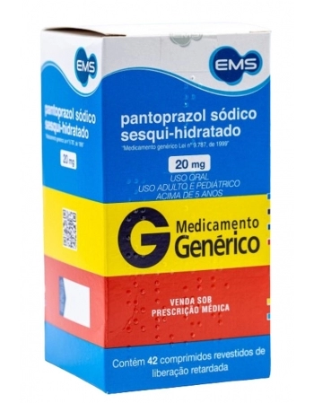 PANTOPRAZOL 20MG C/42 COMP
