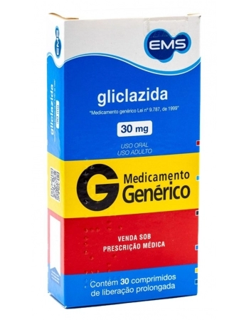 GLICLAZIDA 30MG C/30 COMP