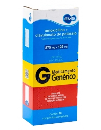 AMOX+CLAV POT 875/125MG C/20 COMP
