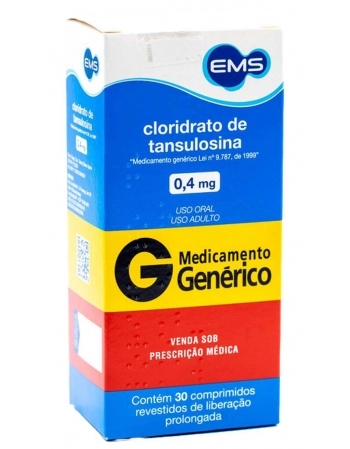 CLOR TANSULOSINA LIB PROL 0,4MG C/30 COMP