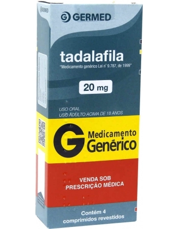 TADALAFILA 20MG C/4 COMP