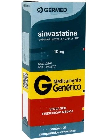 SINVASTATINA 10MG C/30 COMP