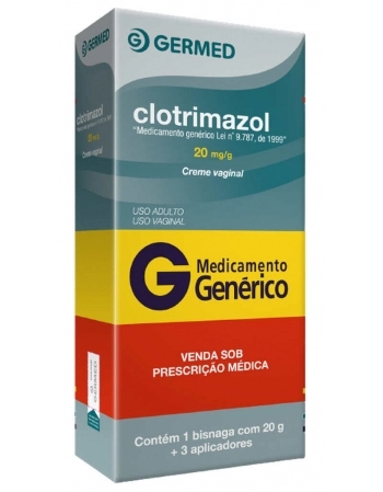 CLOTRIMAZOL 20MG CREM VAG C/ 20G+3APLIC