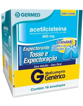 ACETILCISTEINA 600MG C/16 ENV 5G