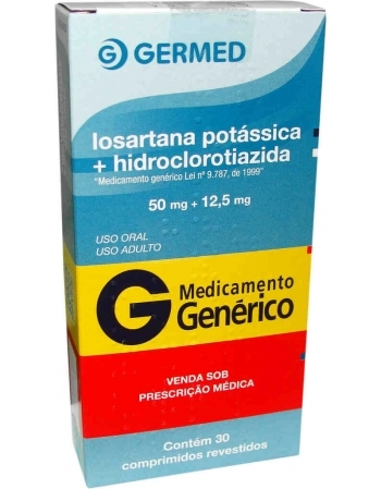 LOSARTANA POT+HIDRO 50+12,5MG C/30 COMP