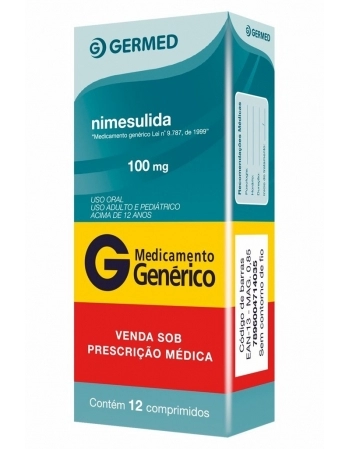 NIMESULIDA 100MG C/12 COMP