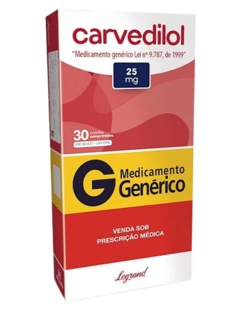 CARVEDILOL 25MG C/30 COMP